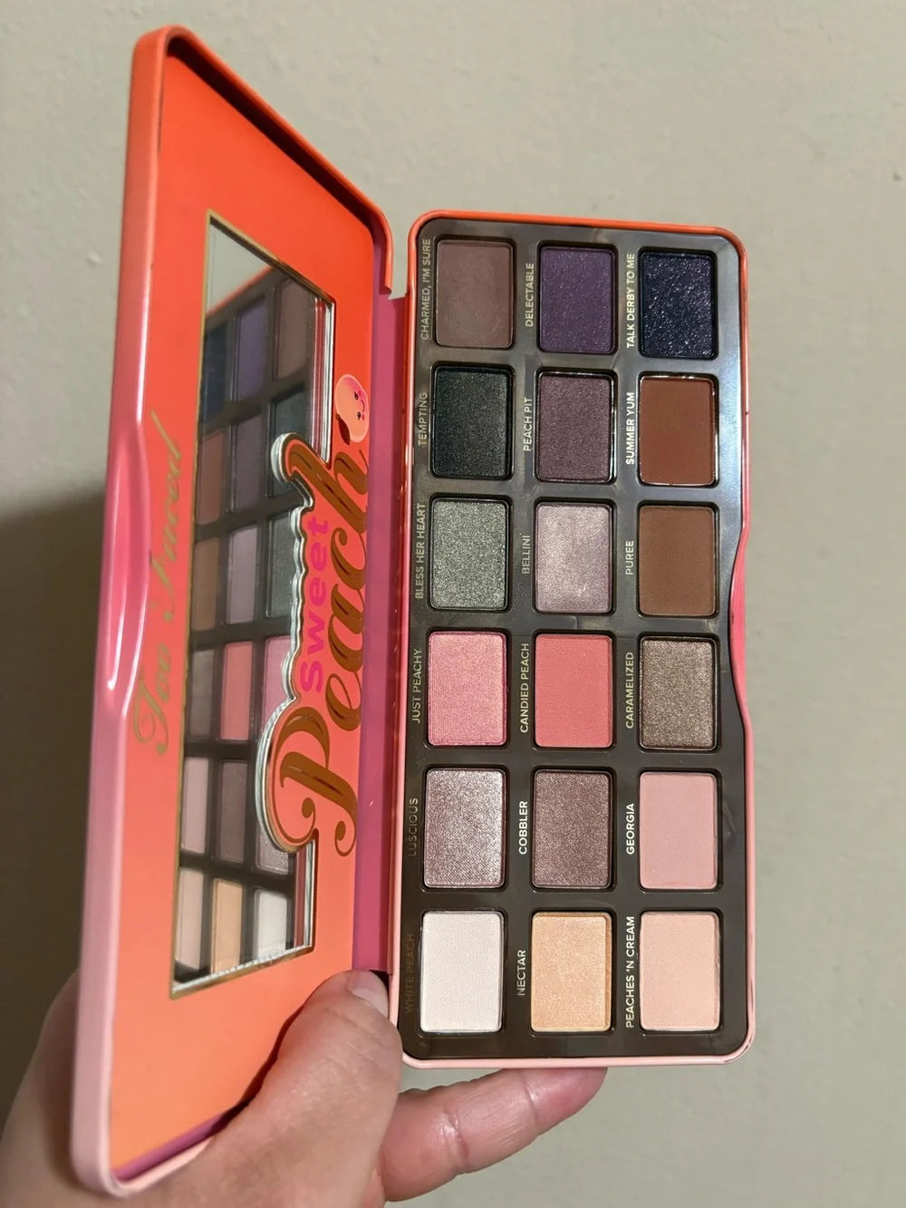 Too Faced Sweet Peach Eyeshadow Palette - Brand New Never .